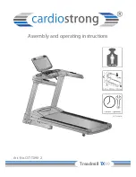 CARDIOSTRONG CST-TX90-2 Assembly And Operating Instructions Manual preview