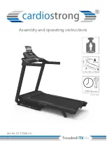 Preview for 1 page of CARDIOSTRONG TX40e Assembly And Operating Instructions Manual