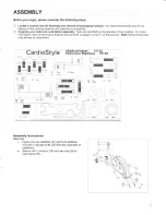 Preview for 3 page of CardioStyle 84-0101-0 User Manual