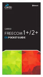 Preview for 1 page of Cardo Systems FREECOM 1 Plus Pocket Manual