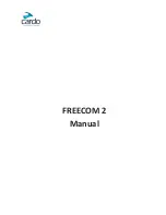 Preview for 1 page of Cardo Systems FREECOM 2 Manual