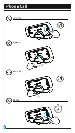 Предварительный просмотр 10 страницы Cardo Systems Freecom 4x Pocket Manual