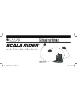 Предварительный просмотр 7 страницы Cardo Systems Scaala Rider User Manual