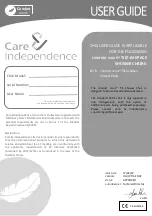 Care & Independence COMFORT VALUE CVTIS User Manual предпросмотр