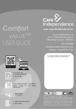 Предварительный просмотр 6 страницы Care & Independence COMFORT VALUE CVTIS User Manual