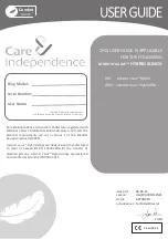 Care & Independence COMFORT VALUE Hybrid User Manual preview