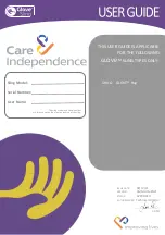 Care & Independence GLOVE User Manual preview