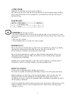 Preview for 6 page of CARE FITNESS TRAMPOLINE 1.0M Manual