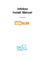 Preview for 1 page of Care Messenger Infobox Install Manual