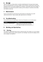 Preview for 8 page of Care of Sweden CuroCell AREA Zone Instructions For Use Manual