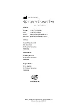 Preview for 12 page of Care of Sweden CuroCell AREA Zone Instructions For Use Manual