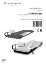 Предварительный просмотр 1 страницы Care of Sweden CuroCell S.A.M. PRO Instructions For Use Manual