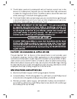 Preview for 20 page of CareAlert CA-0813 Operation And Instruction Manual