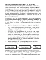 Preview for 8 page of CareAlert SMART DIALLER Operation And Instruction Manual