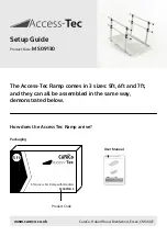 Preview for 1 page of CareCo Access-Tec MS09130 Setup Manual