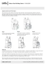 Preview for 2 page of CareCo Deluxe Duo Usage And Maintenance Instructions