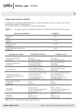 Preview for 3 page of CareCo DL08127 Usage And Maintenance Instructions