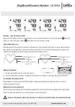 Предварительный просмотр 7 страницы CareCo DL08146 Usage And Maintenance Instructions