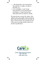 Preview for 15 page of CareCo Enduro Owner'S Handbook Manual