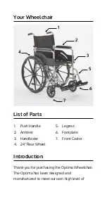 Предварительный просмотр 2 страницы CareCo optima WC01083 Owner'S Handbook Manual