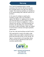 Preview for 8 page of CareCo Orbit WA01060 Owner'S Handbook Manual