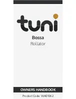 Preview for 1 page of CareCo Tuni Bossa Owner'S Handbook Manual