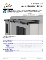 Preview for 1 page of Carefree Alpine Slideout Cover Service Manual