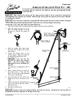 Preview for 1 page of Carefree Awning Stabilizer Pole Kit HD Manual