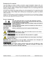 Preview for 2 page of Carefree LED Lighting Service Manual