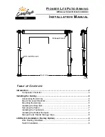 Preview for 1 page of Carefree PIONEER LITE Installation Manual