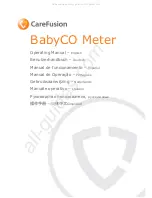 CareFusion BabyCO Operating Manual предпросмотр