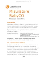 Preview for 183 page of CareFusion BabyCO Operating Manual