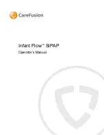 CareFusion Infant Flow SiPAP Operator'S Manual preview