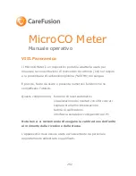 Preview for 254 page of CareFusion MicroCO Operating Manual