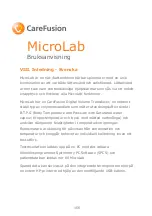 Preview for 165 page of CareFusion MicroLab Operating Manual