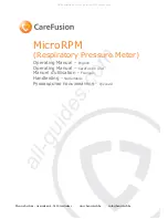 Preview for 1 page of CareFusion MicroRPM Operating Manual