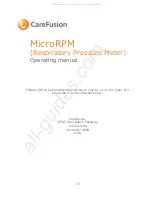 Preview for 21 page of CareFusion MicroRPM Operating Manual