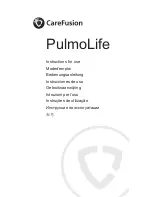 CareFusion PulmoLife Instructions For Use Manual preview