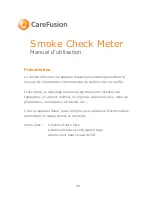 Preview for 33 page of CareFusion Smoke Check Meter Operating Manual