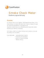 Preview for 45 page of CareFusion Smoke Check Meter Operating Manual