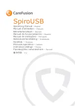 CareFusion SpiroUSB Operating Manual preview