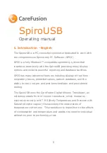 Предварительный просмотр 6 страницы CareFusion SpiroUSB Operating Manual