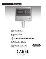 Preview for 1 page of Carel Datalogger User Manual