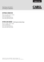 Preview for 1 page of Carel DPWQ306000 Operating Instructions, Mounting & Installation