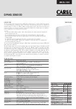 Preview for 2 page of Carel DPWQ306000 Operating Instructions, Mounting & Installation