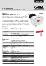 Preview for 4 page of Carel DPWQ502000 Operating Instructions, Mounting & Installation