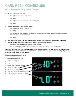 Preview for 9 page of Carel ir33+ Programming Instructions Manual