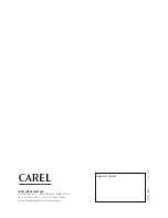 Preview for 36 page of Carel pRack pR300T User Manual