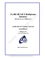 Предварительный просмотр 1 страницы Carelink CL-MC-XE1-IP-Y User Manual