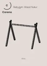 Carena Babygym Wood Natur Manual предпросмотр